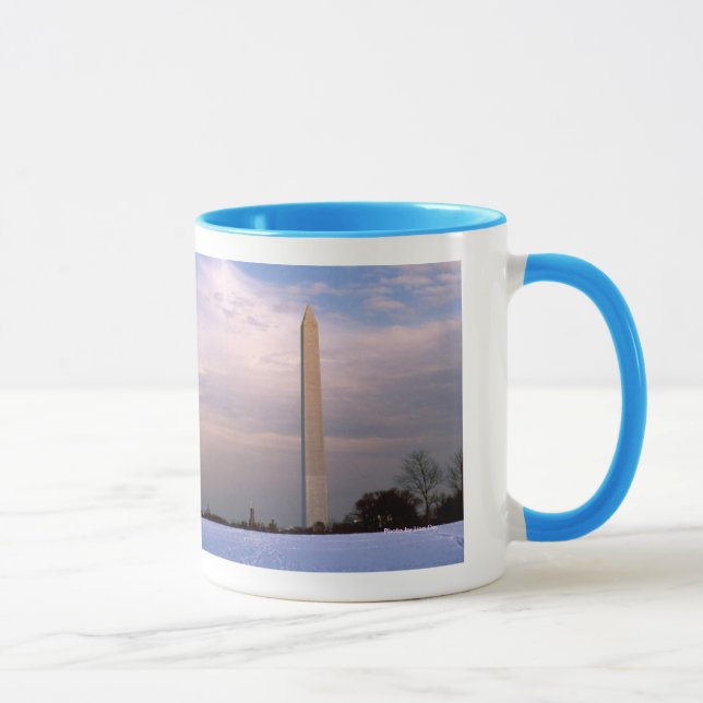 Taza Mug de 'Washington Monument in Winter' (Derecha)