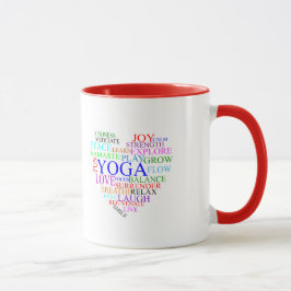 Taza Mug de yoga corazón - Regalos únicos de yoga