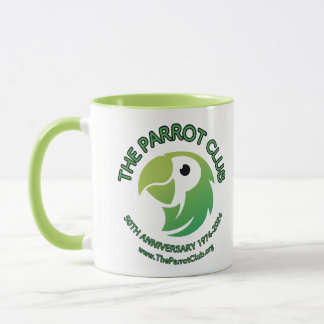 Taza Mug del 50 aniversario del Parrot Club