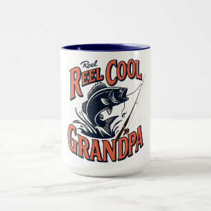 Taza Mug del abuelo de la Guay Reel - Regalo de pesca d