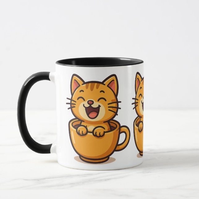 Taza Mug del amante del gato - Regalo de cumpleaños o d (Izquierda)