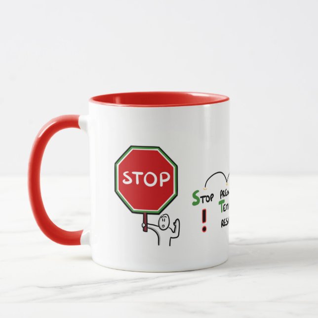 Taza Mug “del arte de tomar una pausa” (Izquierda)