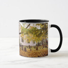 Taza Mug del cementerio de otoño