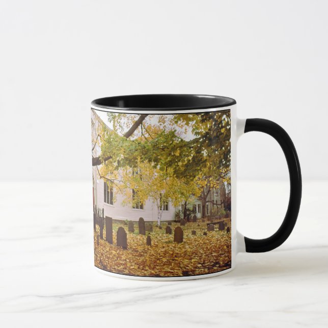 Taza Mug del cementerio de otoño (Derecha)