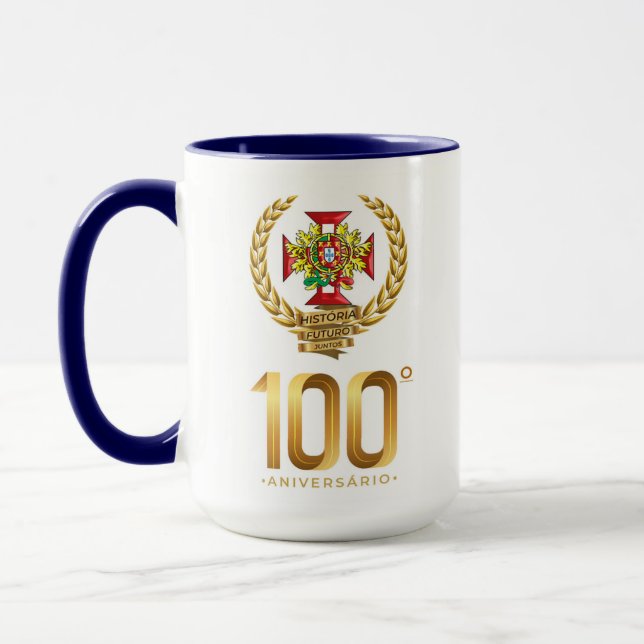 Taza Mug del centenario del Club Deportivo Portugués (Izquierda)