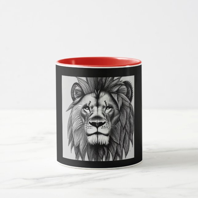 Taza Mug del corazón del león (Centro)