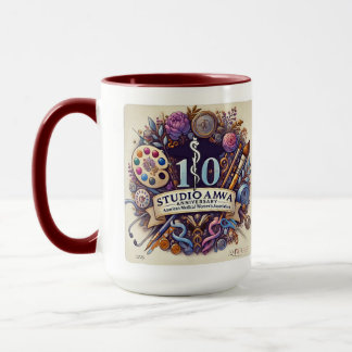 Taza Mug del décimo aniversario de StudioAMWA