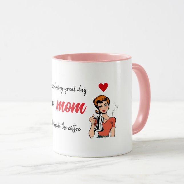 Taza Mug del Día de la Madre (Anverso derecho)