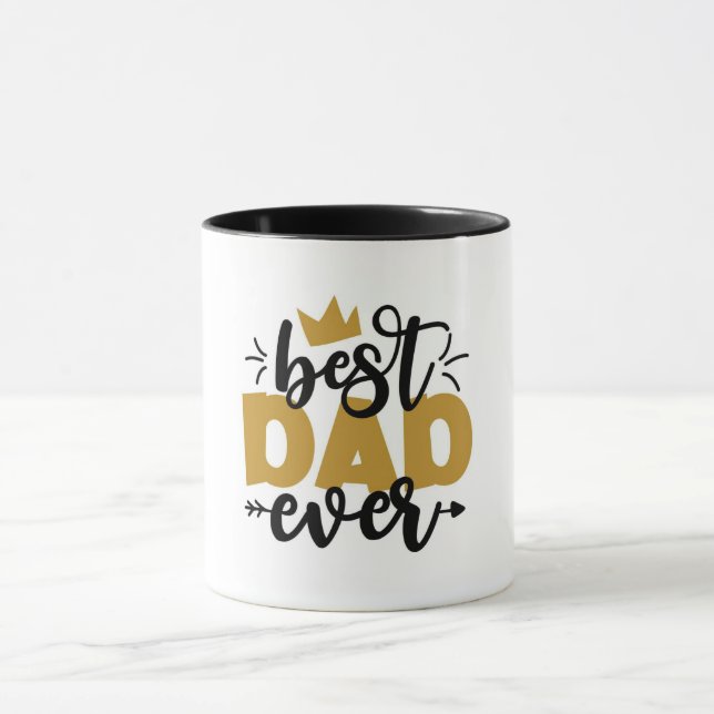 Taza Mug del Día del Padre "Mejor Papá Nunca": Increíbl (Centro)