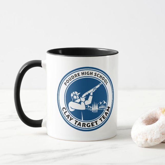 Taza Mug del equipo de Clay Target (Con donut)