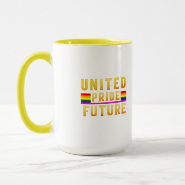 Taza Mug del futuro del Orgullo Unido (Izquierda)
