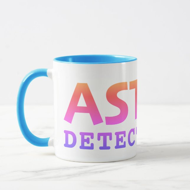 Taza Mug del logotipo del ácido de AstroDetectives (Izquierda)