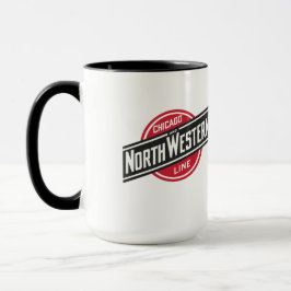 Taza Mug del logotipo del tren Vintage del noroeste de 