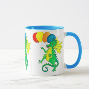 Taza Mug del niño del Dragón Verde