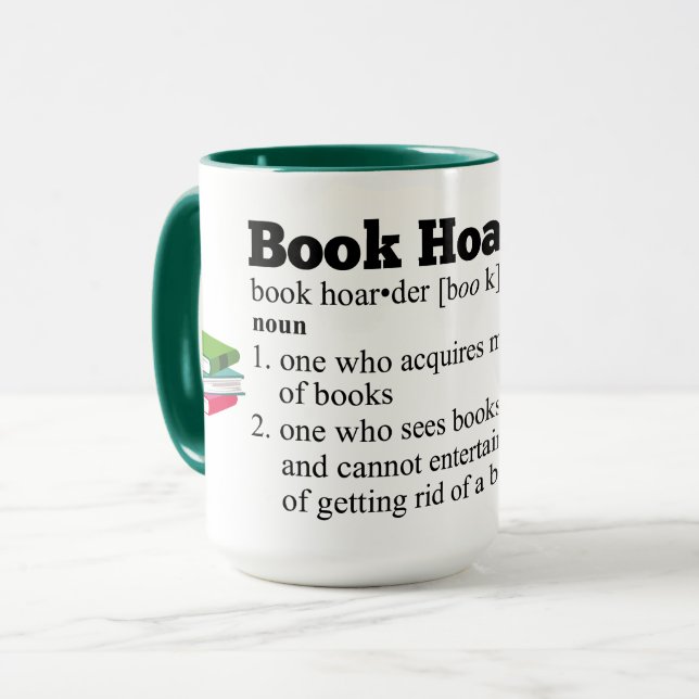 Taza Mug del operador del libro (Anverso izquierdo)