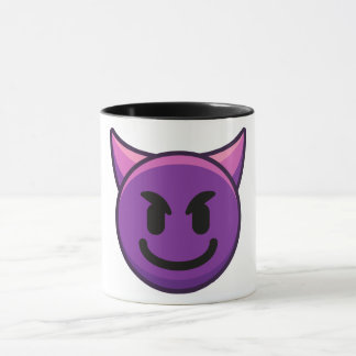Taza Mug del patrón de Emoji del diablo
