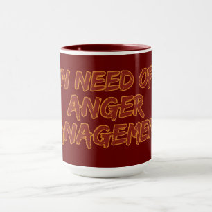 Taza Mug del personalizado de gestión de la ira - elegi