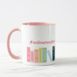 Taza Mug del profesor en línea.