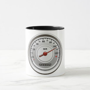 Taza Mug. del velocímetro del coche