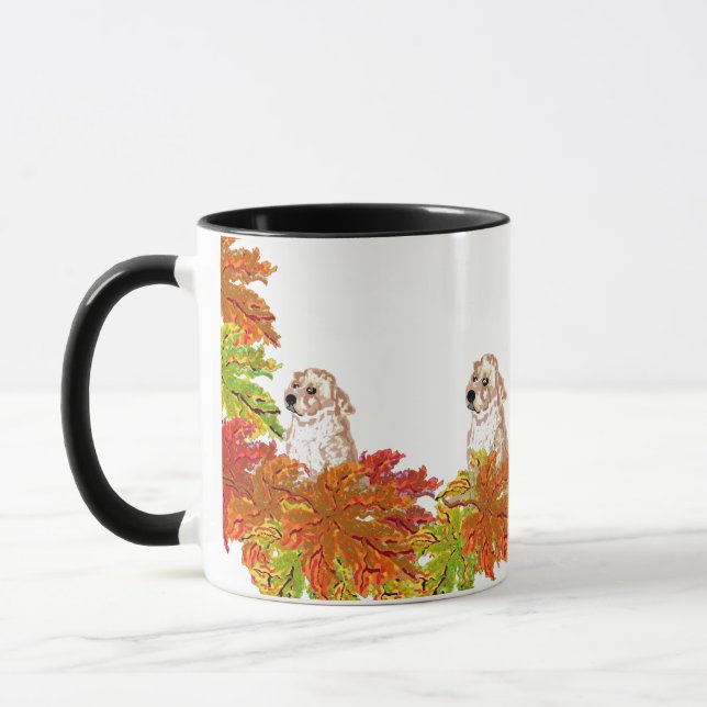 Taza Mug: Día juguetón en otoño (Izquierda)