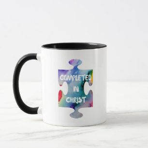 Taza Mug Diseñador "Completado en Cristo"