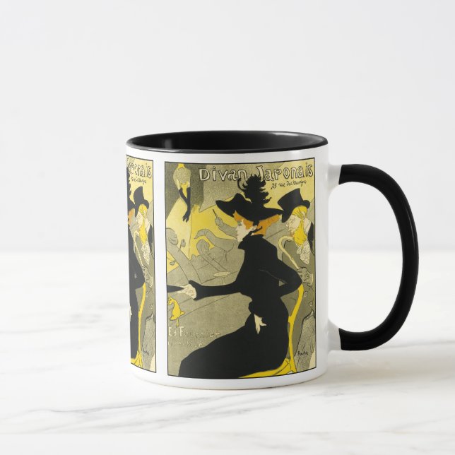 Taza Mug: Divan Japonais por Toulouse-Lautrec (Derecha)
