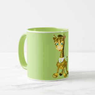 Taza Mug divertida con jirafa del bebé feliz - Elegir c