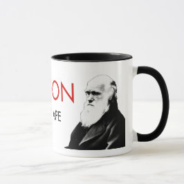 Taza Mug divertida de la evolución
