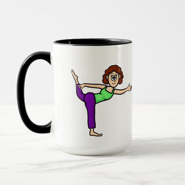 Taza Mug divertida de yoga para mujeres