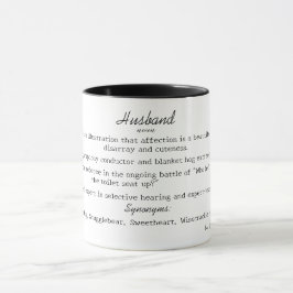 Taza Mug divertida definición de marido
