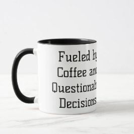 Taza Mug divertida en blanco y negro