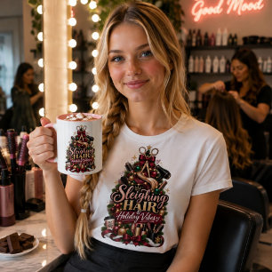 Taza Mug divertido con vibraciones navideñas y pelo imp