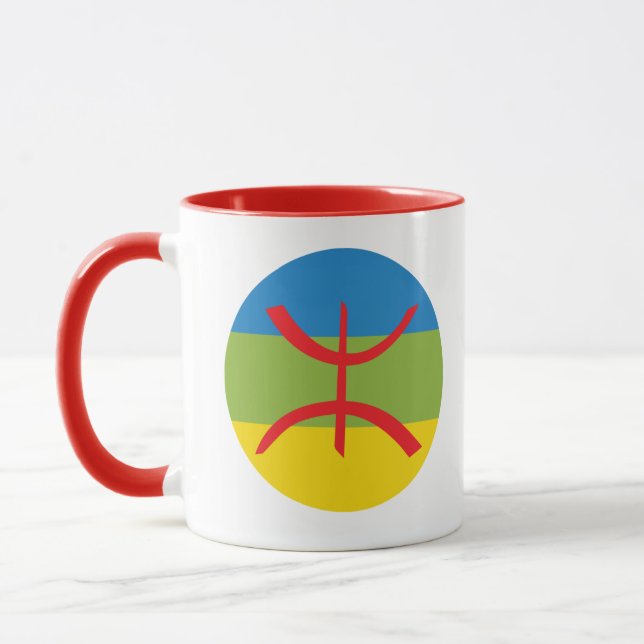 Taza Mug drapeau Amazigh (Izquierda)