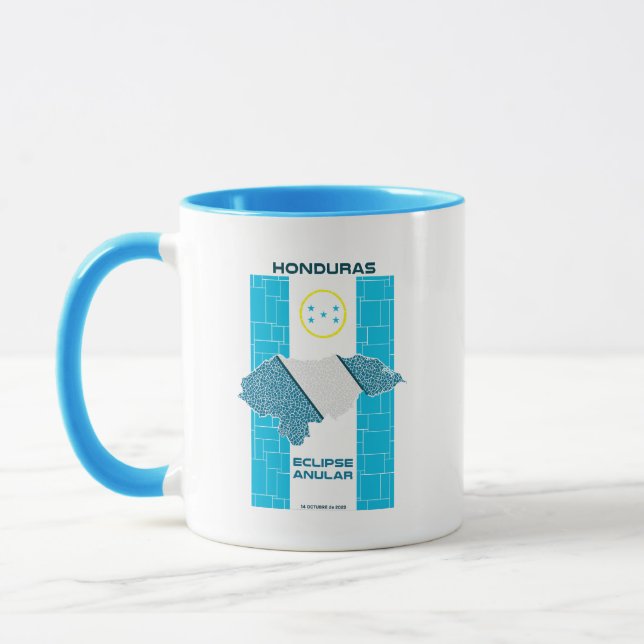 Taza Mug Eclipse anual de Honduras (Izquierda)