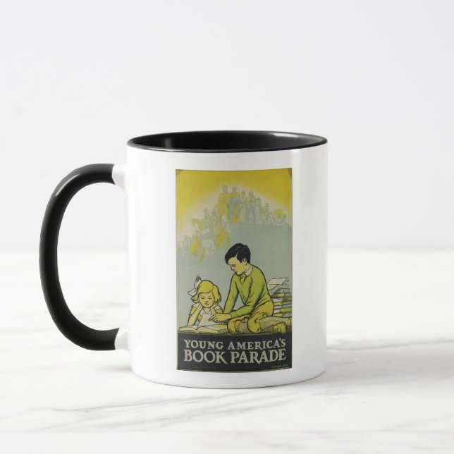 Taza Mug en la Semana del Libro Infantil de 1932 (Izquierda)