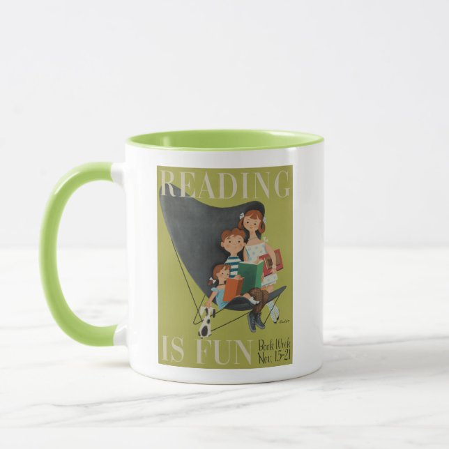 Taza Mug en la Semana del Libro Infantil de 1953 (Izquierda)
