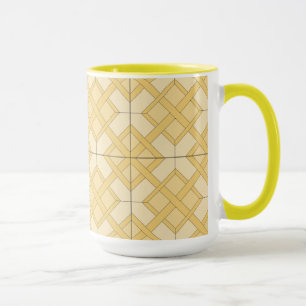 Taza Mug - Entramado trenzado en tres sombras