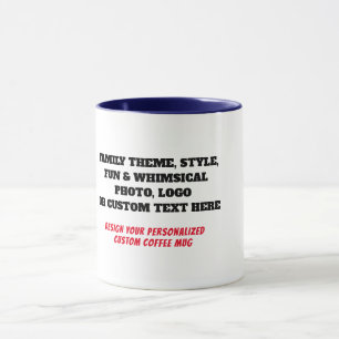 Taza Mug familiar personalizado - Regalo personalizado