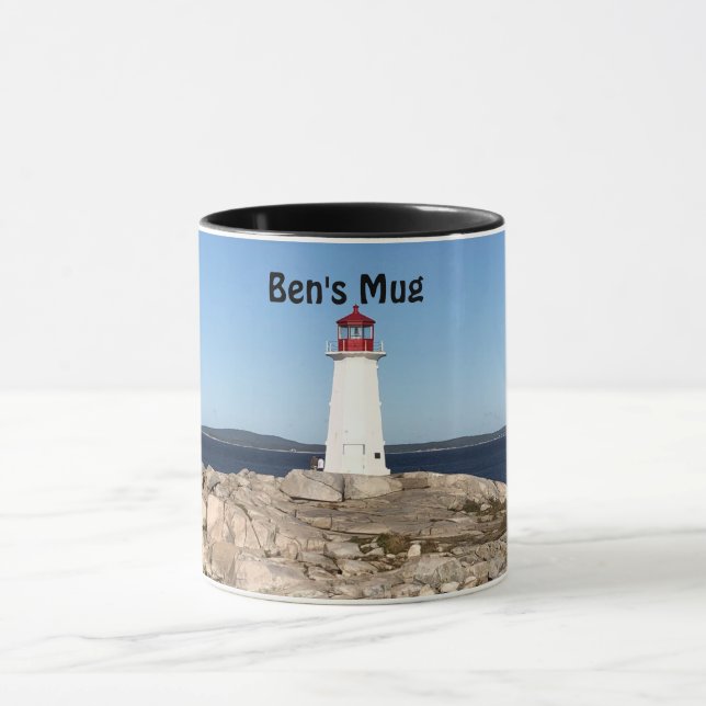 Taza Mug. faro personalizado (Centro)