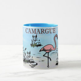 Taza mug flamant camargue