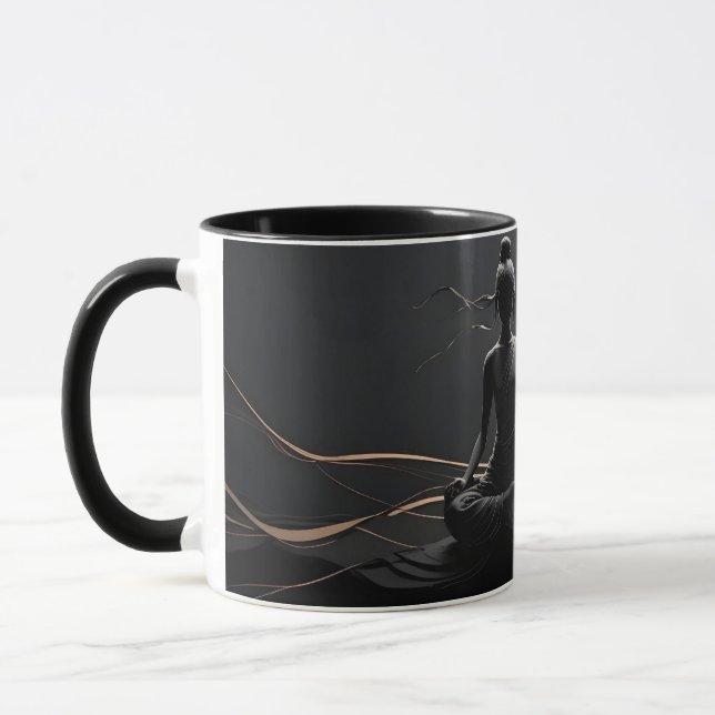 Taza Mug - Flujo silencioso de la meditación (Izquierda)