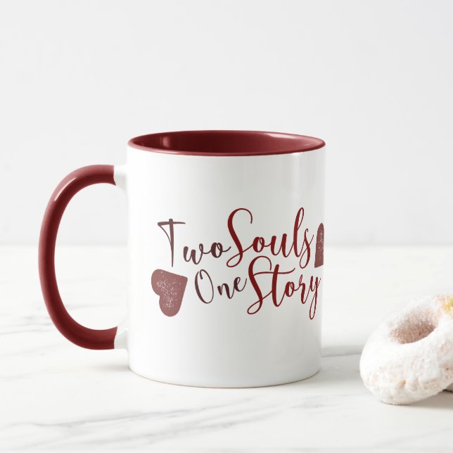 Taza Mug for Couples | Valentine Gift Idea (Con donut)