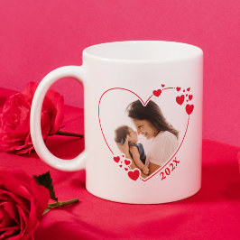 Taza Mug fotográfico de marco cardíaco