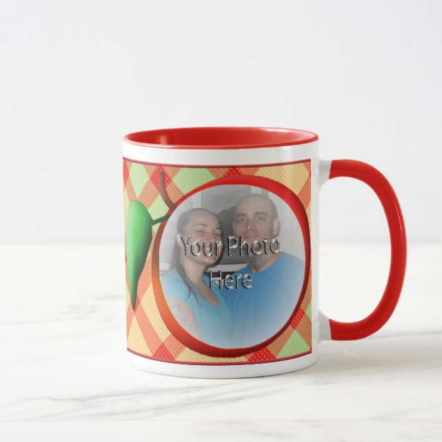 Taza Mug fotográfico de Personalizable de manzanas (Derecha)