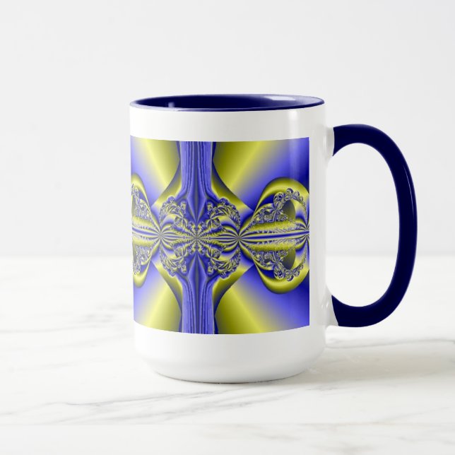 Taza Mug Fractal moderno sueco (Derecha)
