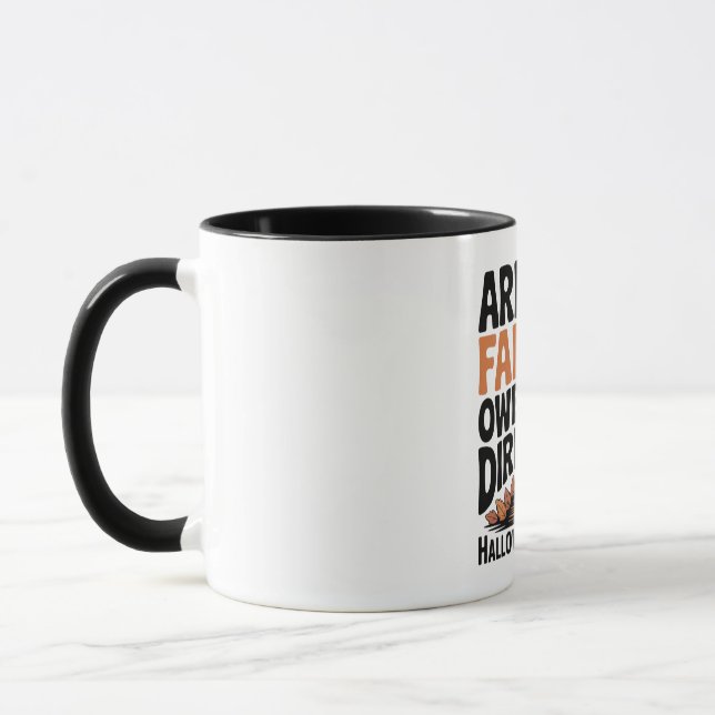 Taza Mug Funny Fall-o-Ween Vibes (Izquierda)