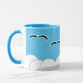 Taza Mug - Gaviotas sobre nubes