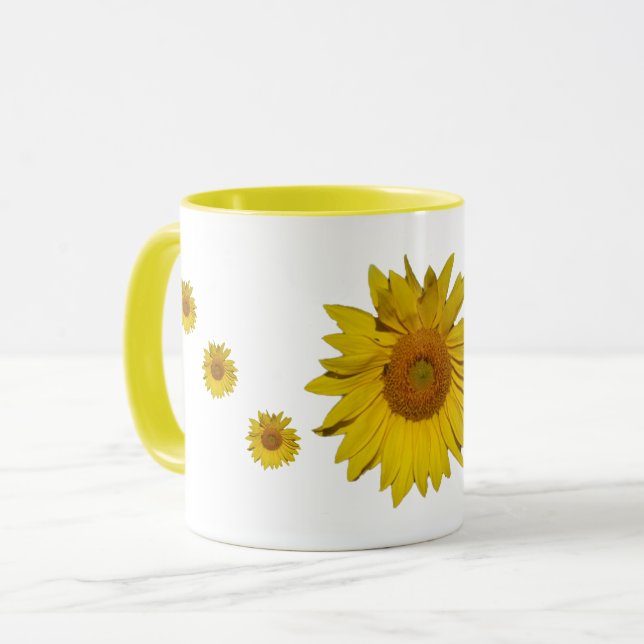 Taza Mug - girasoles (Anverso izquierdo)