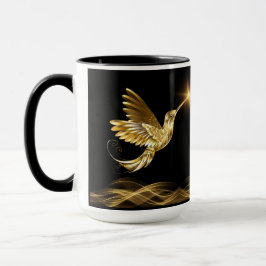 Taza Mug Gold Hummingbird