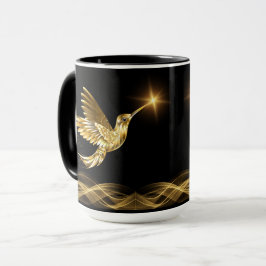 Taza Mug Gold Hummingbird